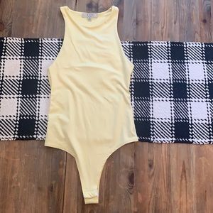 Gaze yellow bodysuit